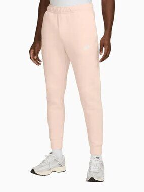 Nike Club Fleece Men's Size L Joggers Sweatpants Guava Ice Pink BV2671-848 NWT